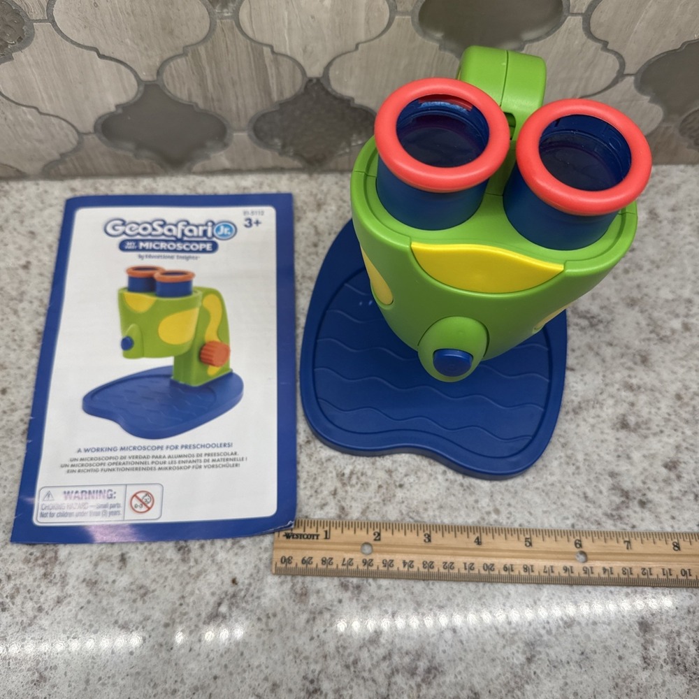 GEO Safari JR My First Kids Microscope Toy Preschool Science STEM